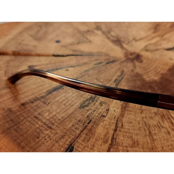 Prada VPR51M 54017 Half Rim Faux Tortoise Shell Glasses No Script Lenses - Picture 6 of 13